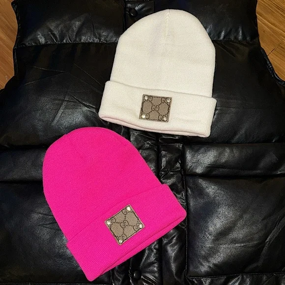 Accessories | Bogo5white Upcycled Gg Classic Beanie | Poshmark display picture 1